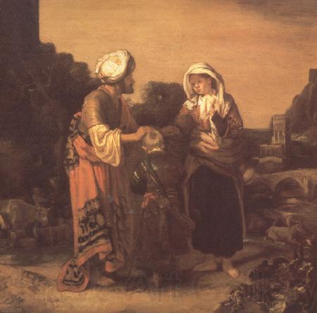 Barent fabritius The Expulsion of Hagar and Ishmael (mk33) France oil painting art
